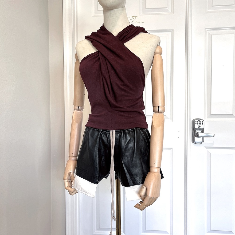 Korean designer cross top Size s